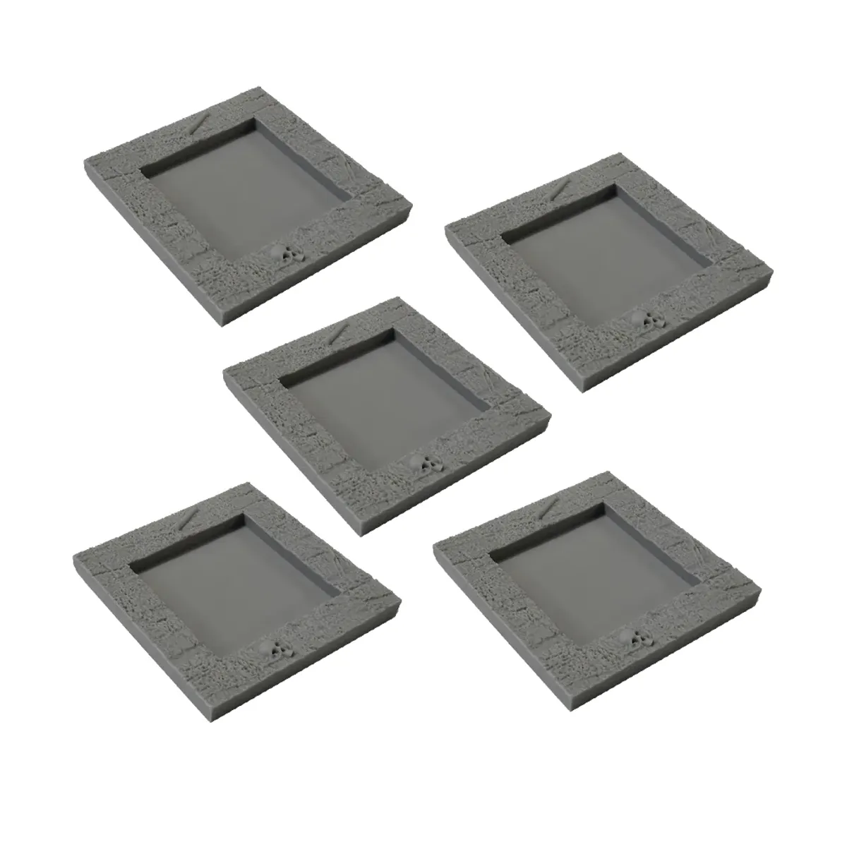 KoW Infantry Hero Base Converters 20mm to 40mm (x5)