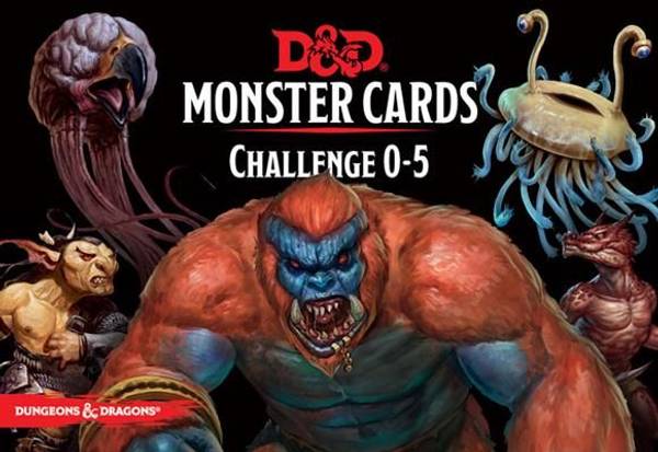 Hovedbilde D&D Monster Cards Challenge 0-5