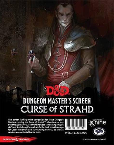 Hovedbilde D&D Curse of Strahdholme DM Screen