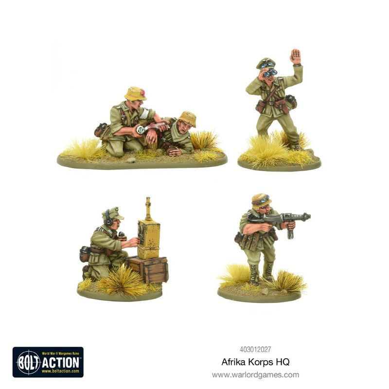 German Afrika korps HQ (Warlord Games)