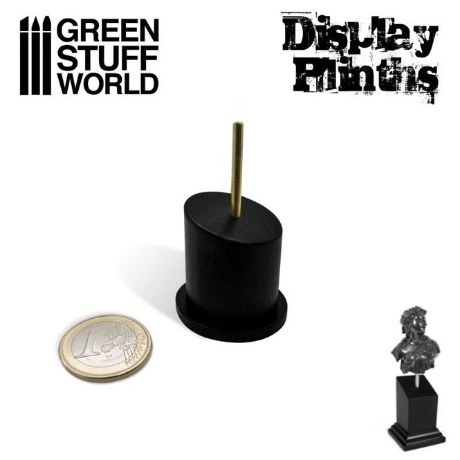Hovedbilde GSW Round Bust Plinth Mini Black 30mm