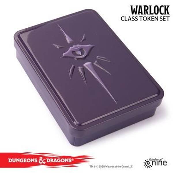 Hovedbilde D&D Warlock Token Set Tin