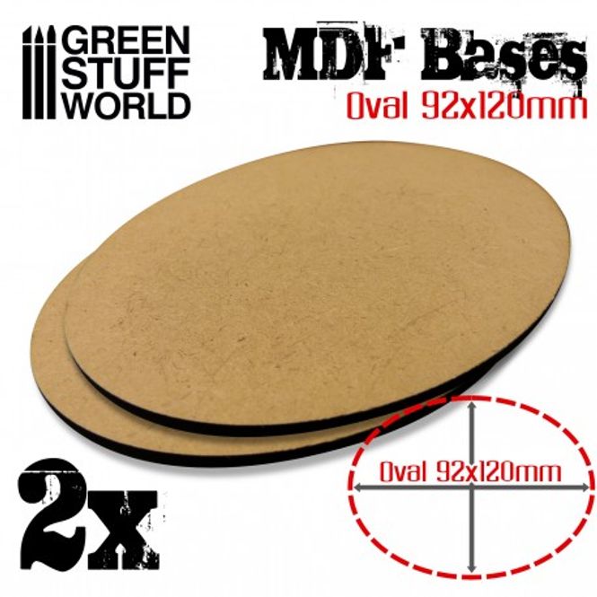 Hovedbilde GSW MDF Oval Base 92x120mm