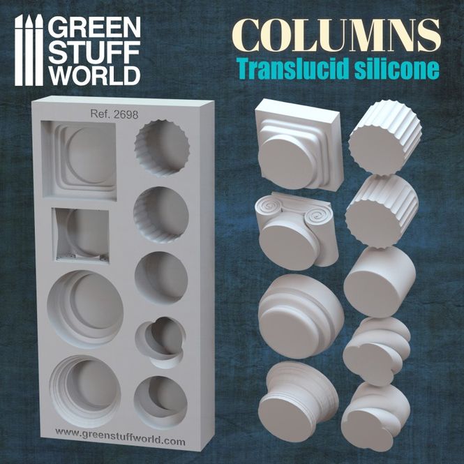 Hovedbilde GSW Columns Silicone Mold