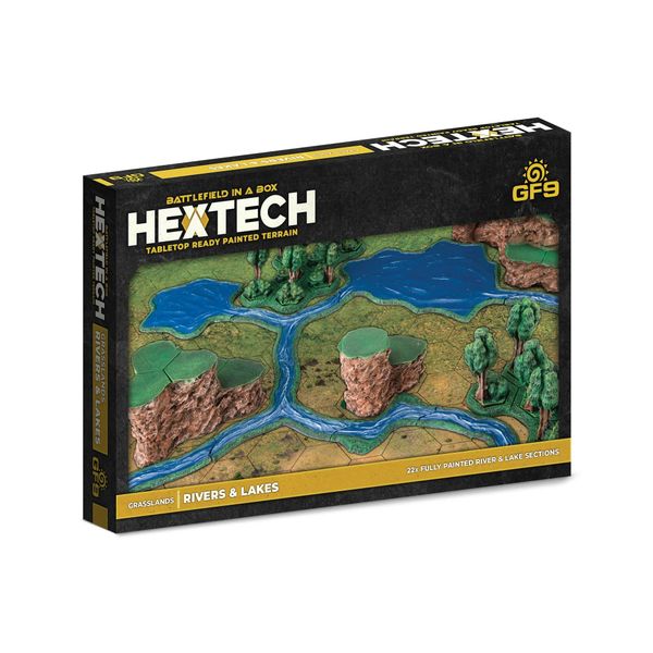 Hovedbilde Hextech: Grasslands - Rivers & Lakes (x 22)
