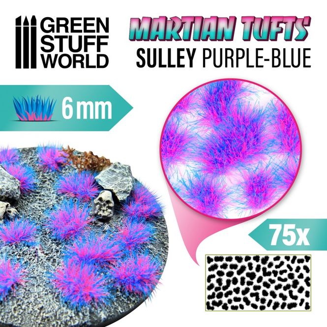 Hovedbilde GSW Martian Tufts 6mm Sully Purple-Blue
