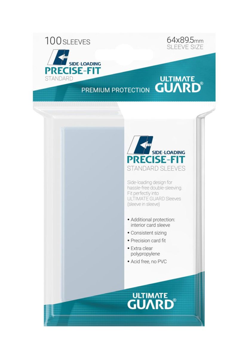 Ultimate Guard Precision-Fit Sleeves Side-Loading Clear (100)