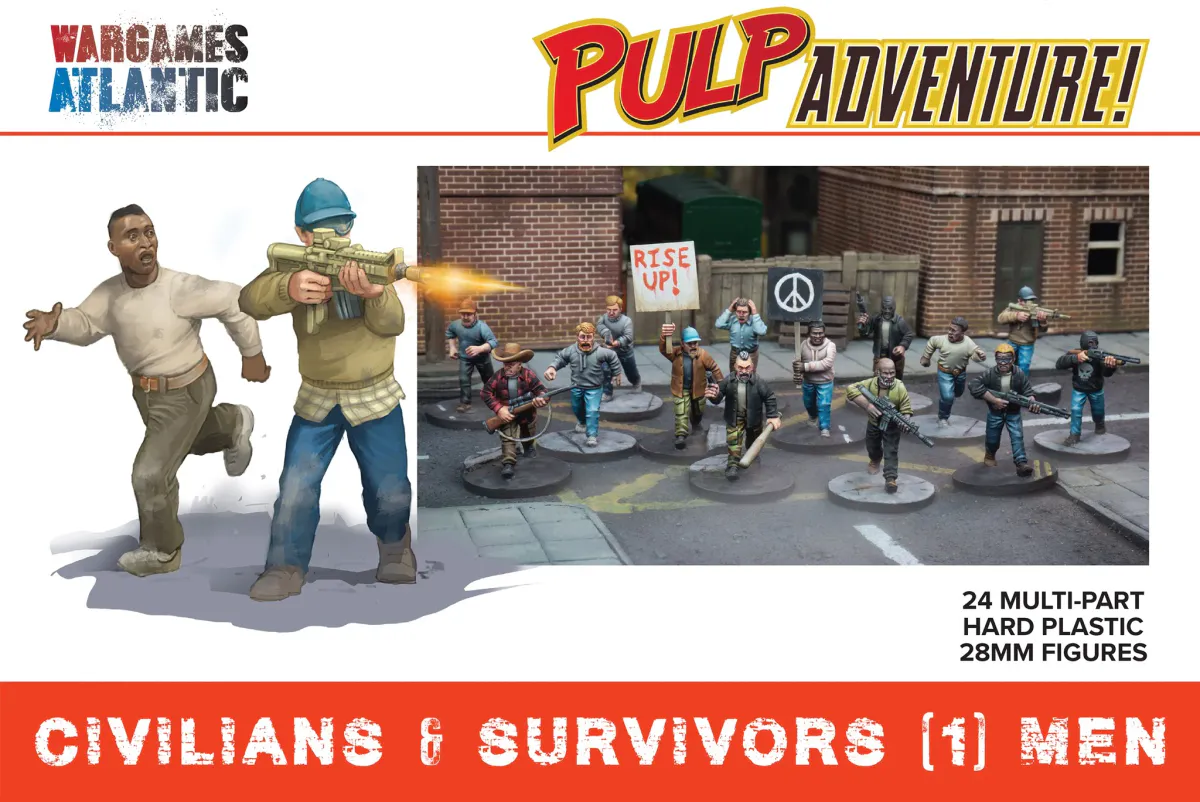Civilians & Survivors (1) Men (Wargames Atlantic)