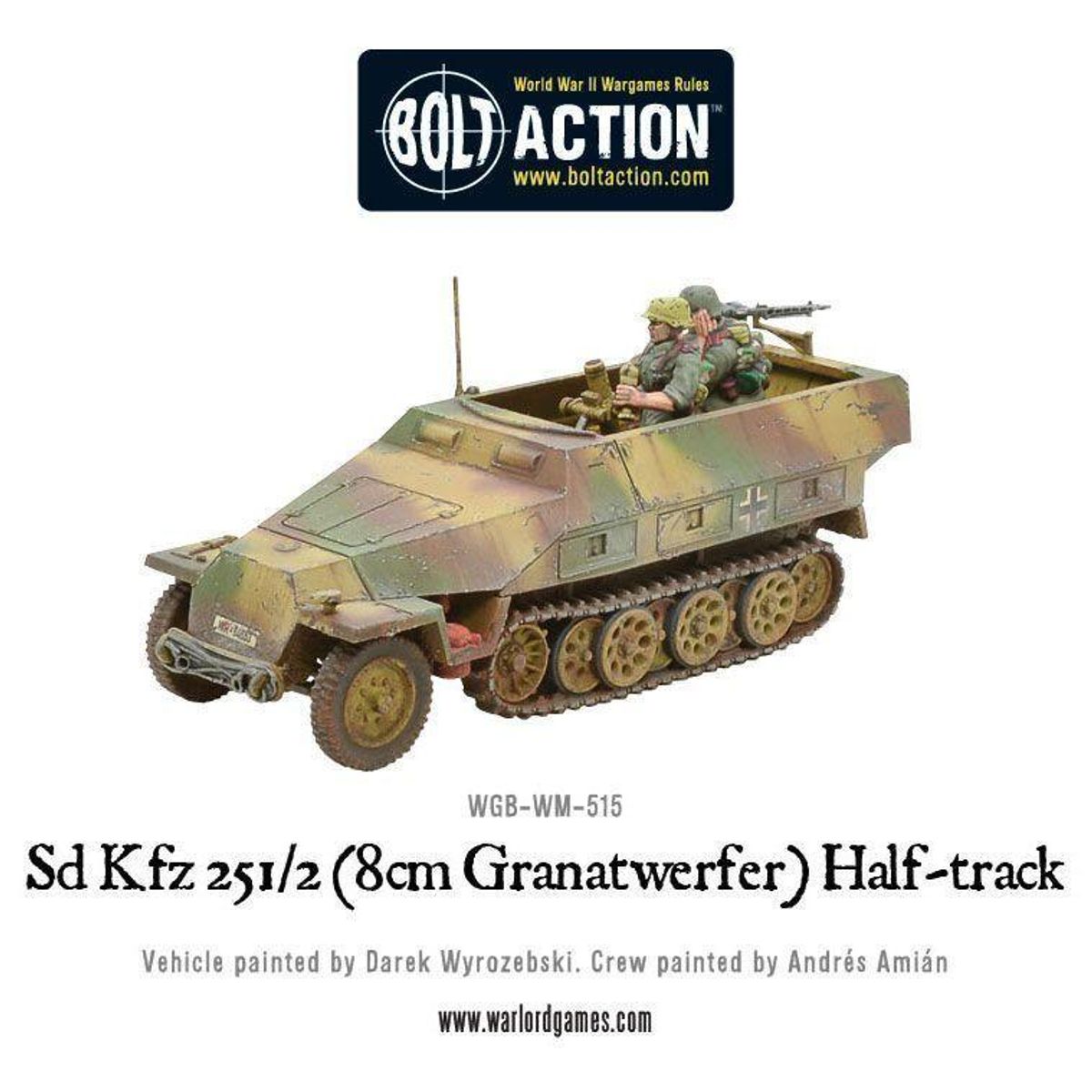 WEB Sd.Kfz 251/2 Ausf D 8cm Granatwerfer (Warlord Games)
