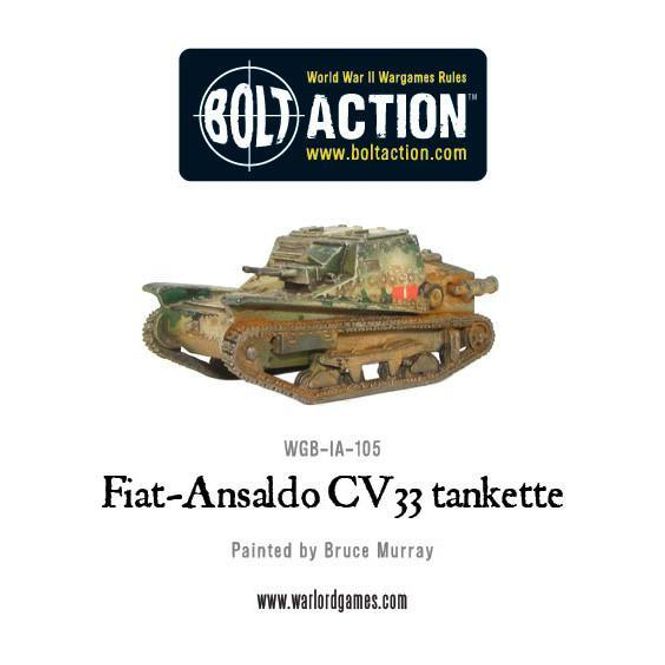 Hovedbilde Italian Army Fiat-Ansaldo CV33 Tankette (Warlord)