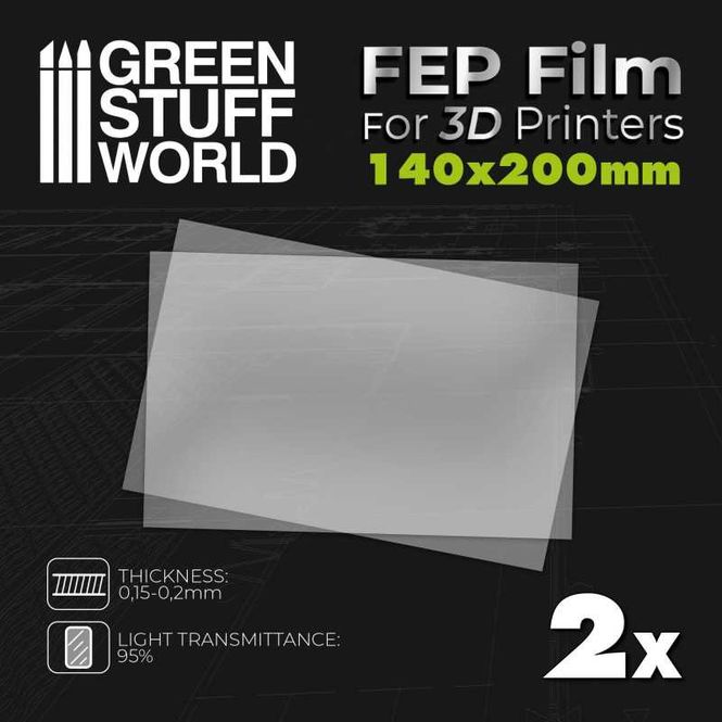Hovedbilde GSW FEP Film 200x140mm x2