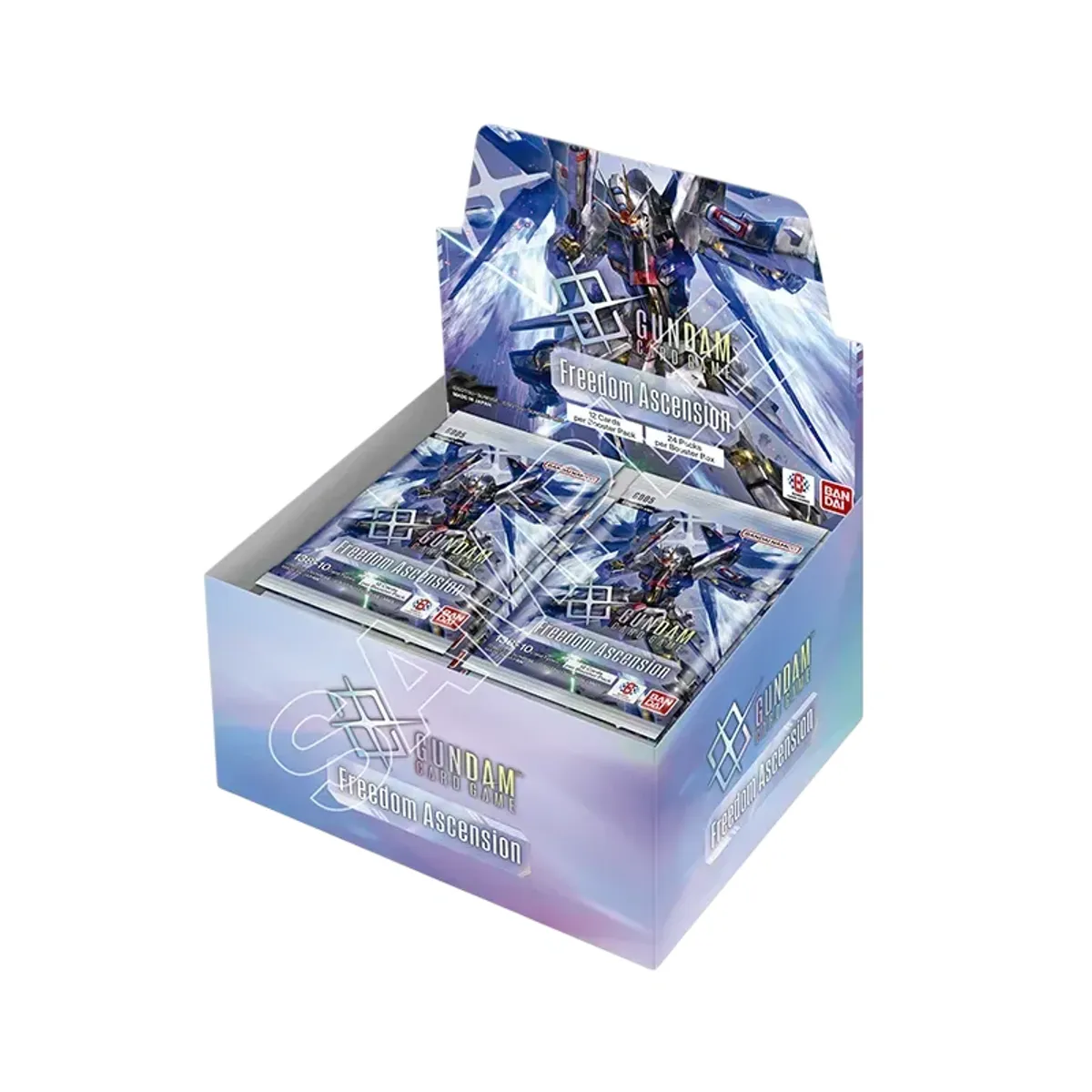 Gundam CG Freedom Ascension Booster Display