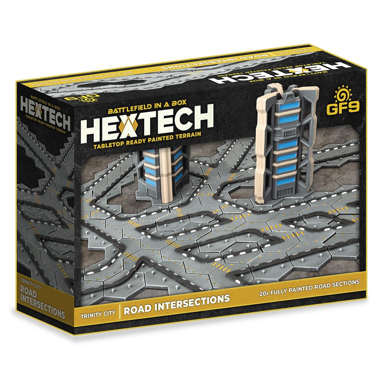 Hextech: Trinity City - Road Intersections (x 20)
