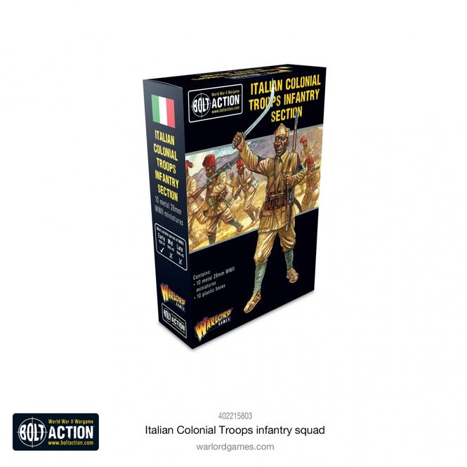 Hovedbilde Italian Colonial Troops Infantry Section ...