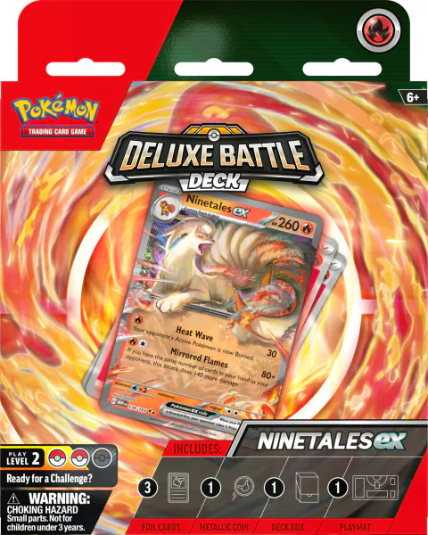 Hovedbilde Pokemon Deluxe Battle Deck Ninetales EX