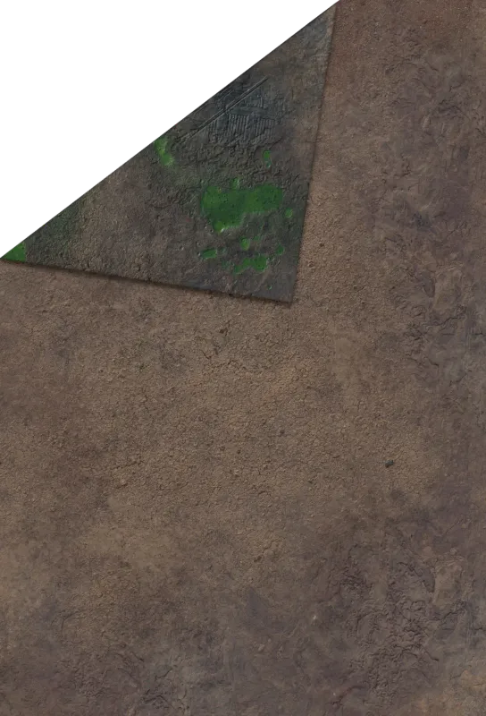 44x30 Double G-Mat: Toxic Badlands and Badlands (Gamemat.eu)