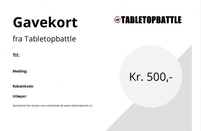 Hovedbilde Digitalt TTB Gavekort