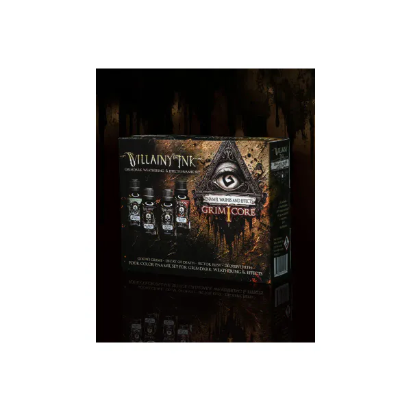 Hovedbilde Villany Ink Enamel - Grim Core Set 1 V3 (4 x ...