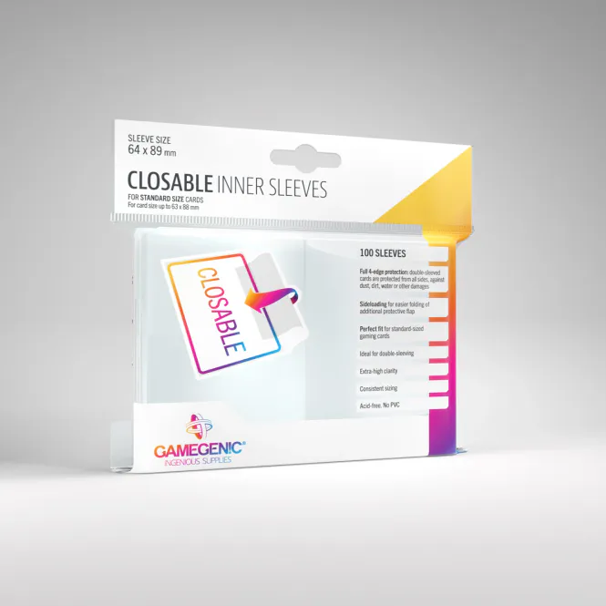 Hovedbilde Gamegenic Closable Inner Sleeves (100)