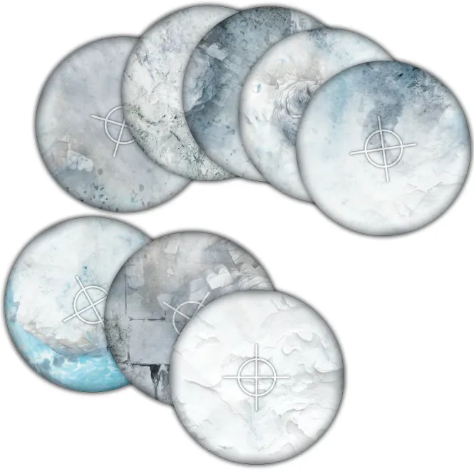 Hovedbilde Snowfield Objective Markers (Mantic)