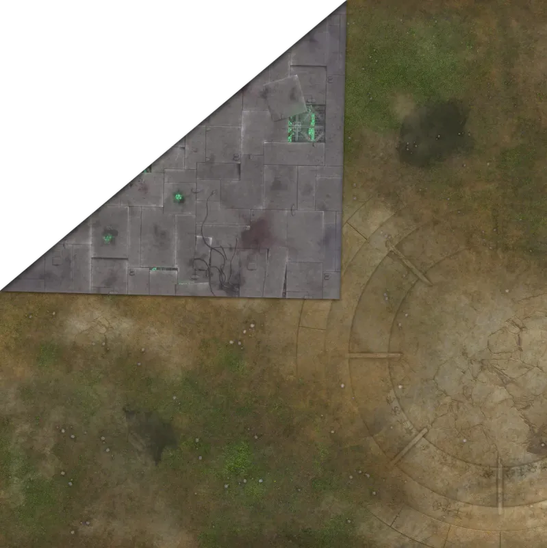4x4 Double G-Mat: Chem Zone and Lost World (Gamemat.eu)
