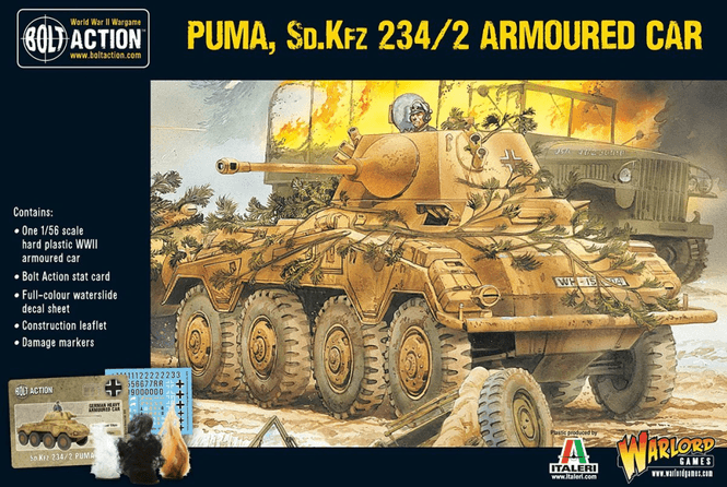 Hovedbilde German Puma Sdkfz 234/2 Armoured Car (Warlord)