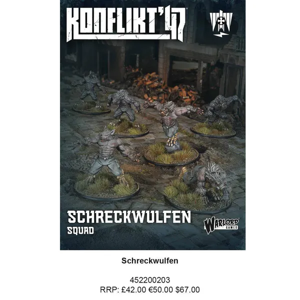 Hovedbilde Konflikt '47 Schreckwulfen Squad (Warlord)