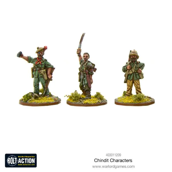 Hovedbilde British Army Chindit Characters (Warlord)