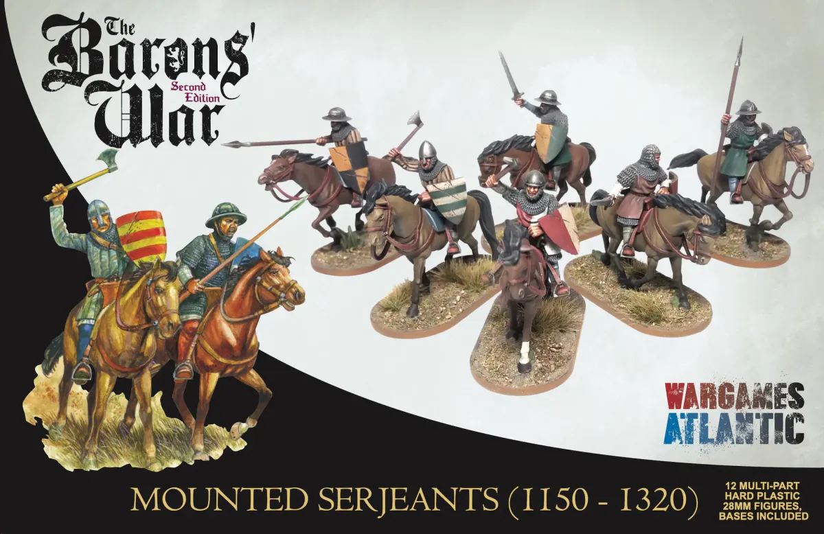 Baron's War: Mounted Serjeants (1150-1320) (Wargames Atlantic)