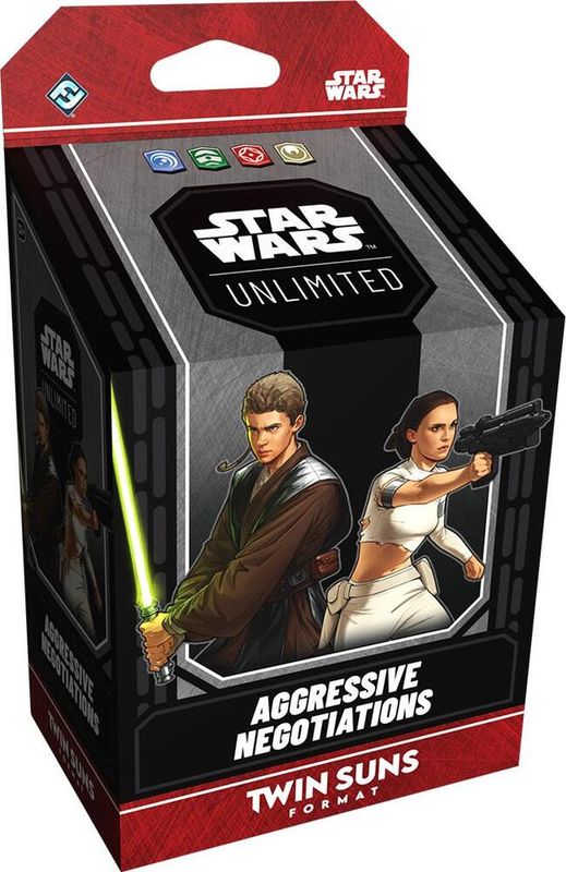 Twin Suns Aggressive Negotiations: Anakin Skywalker and Padmé Amidala (SWU)