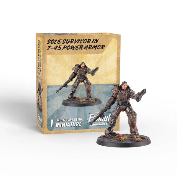 Hovedbilde Fallout: Miniatures - Sole Survivor in T-45 Power ...