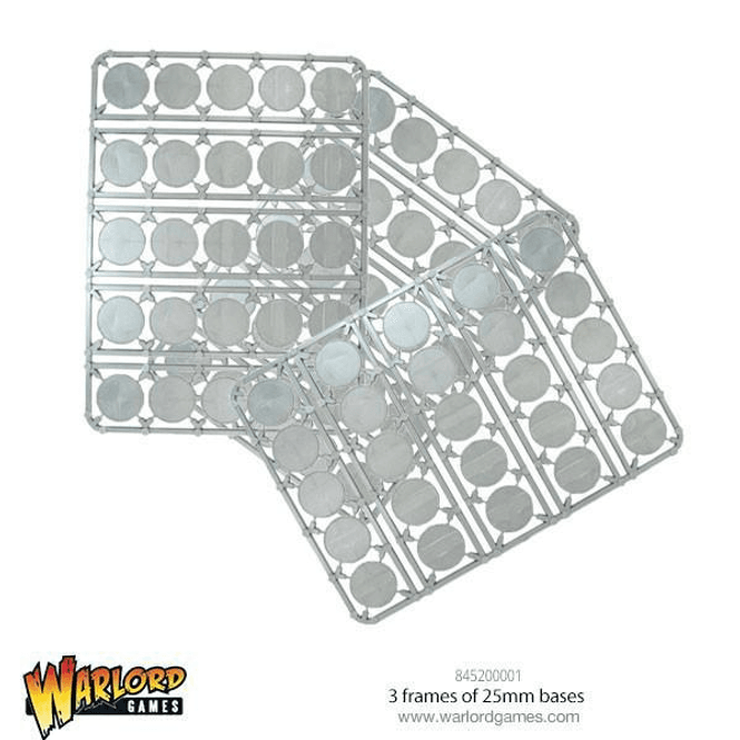 Hovedbilde 25mm Round Lip Bases x 3 Frames (Warlord)