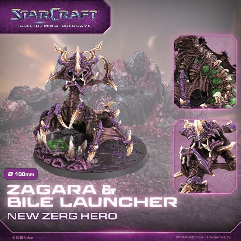 StarCraft Zerg Zagara & Bile Launcher (Wave 3)