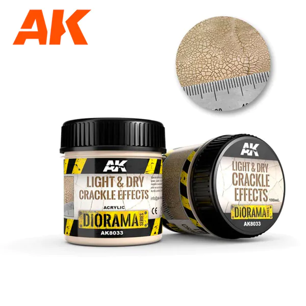 Hovedbilde Light & Dry Crackle Effect 100ml (AK)