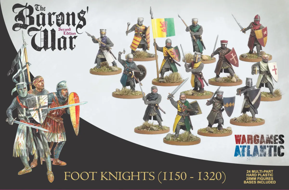 Baron's War: Foot Knights 1150-1320 (Wargames Atlantic)