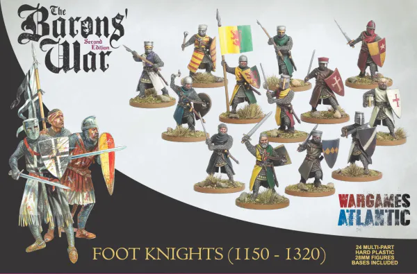 Hovedbilde Baron's War: Foot Knights 1150-1320 (Wargames ...