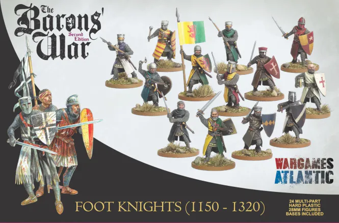 Hovedbilde Baron's War: Foot Knights 1150-1320 (Wargames ...