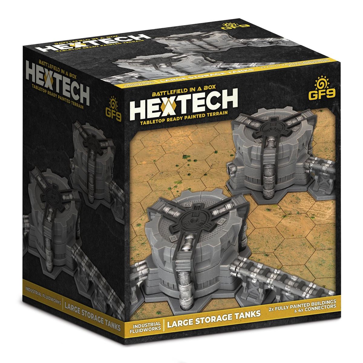 Hextech: Industrial Fluidworks - Large Storage Tanks (x 2)