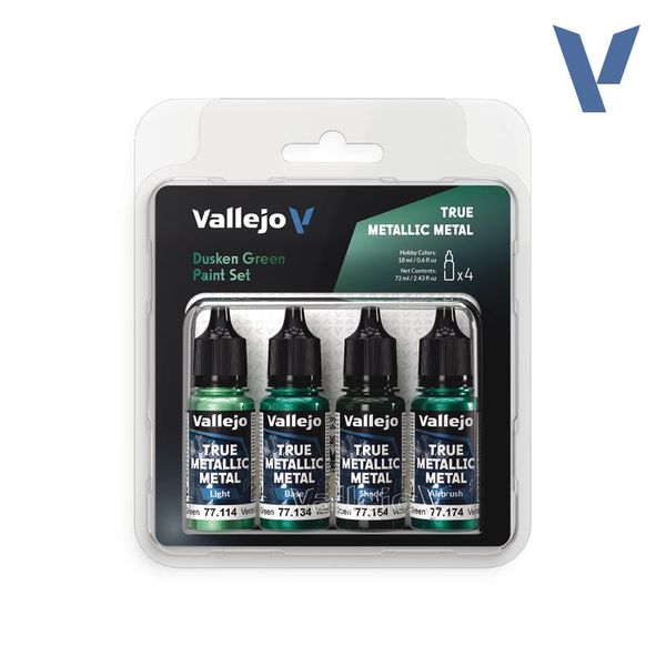 Hovedbilde Vallejo True Metallic Metal - Dusken Green Paint ...