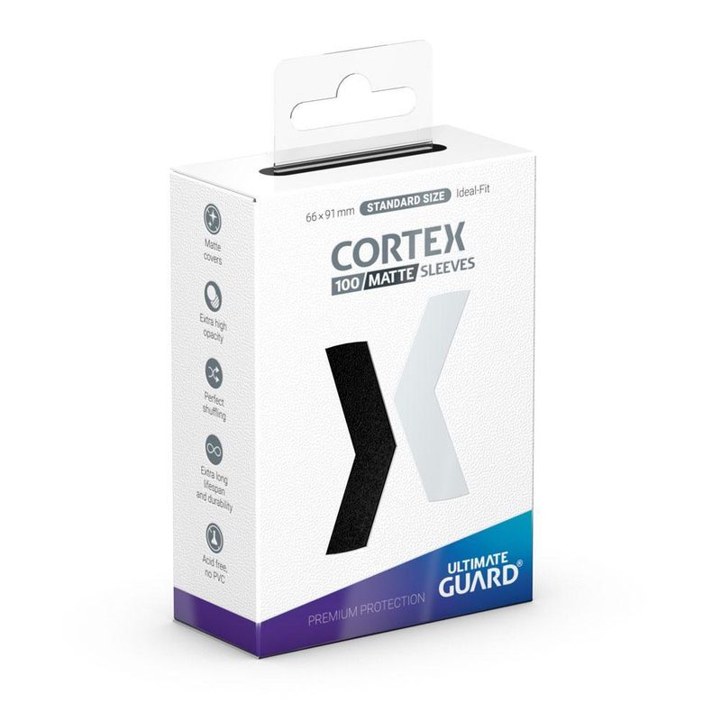 Ultimate Guard Cortex Matte Black Sleeves (100)