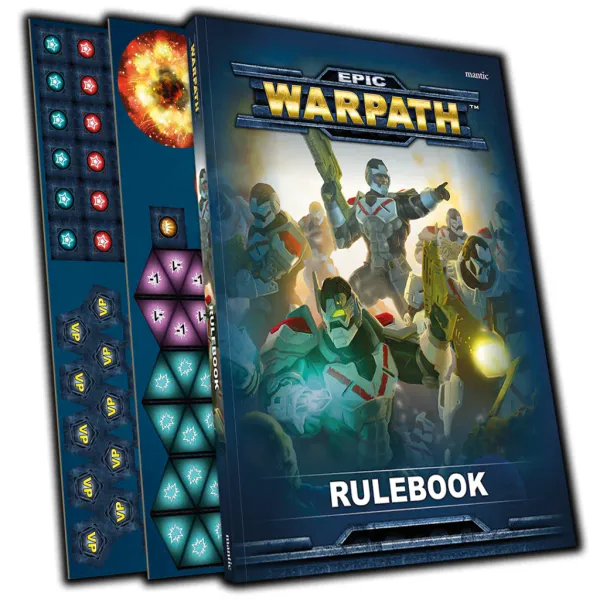 Hovedbilde Epic Warpath: Rulebook & Tokens (Mantic)