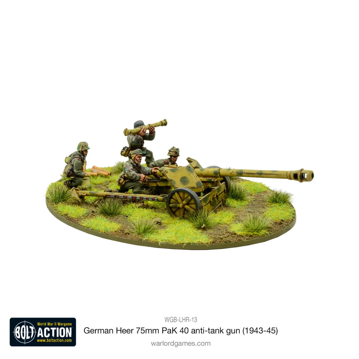 German Heer PaK 40 Anti-tank Gun (Warlord)