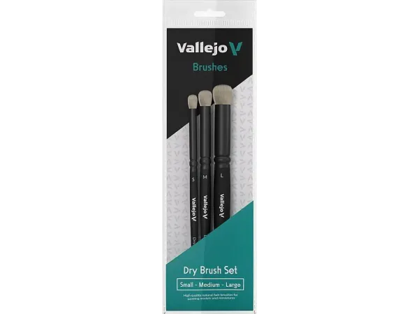 Hovedbilde Vallejo Brushes: Dry Brush Set