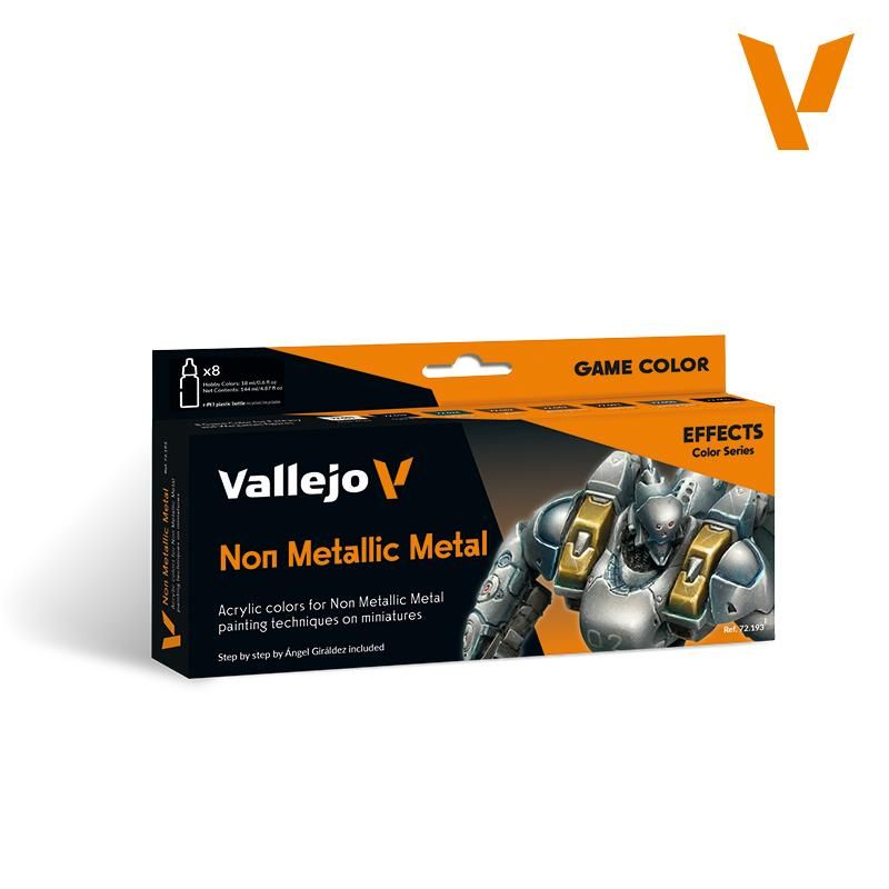 Vallejo Game Color - Non Metallic Metal Paint Set
