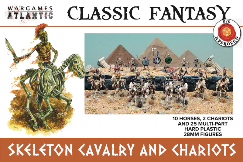 Skeleton Cavalry & Chariots (Wargames Atlantic)