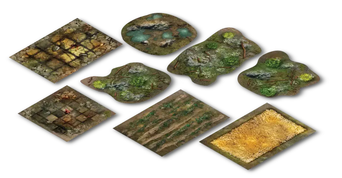 Terrain Crate Neoprene Gaming Templates