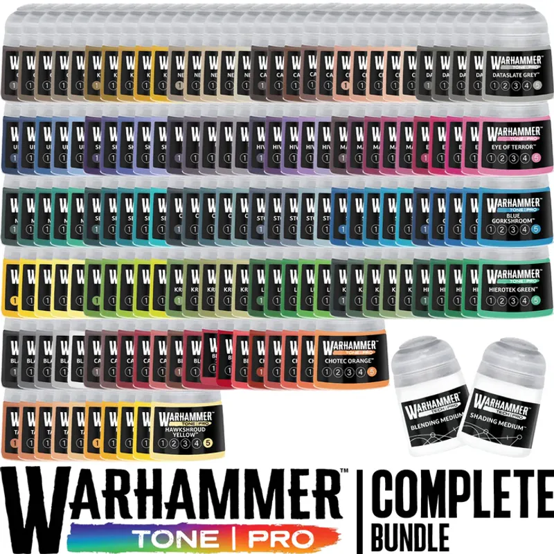 COMPLETE BUNDLE Warhammer Tone Pro (Alle 150 malinger +2 medium)