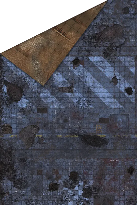 6x4 Double G-Mat: Cyberpunk and Fallout Zone (Gamemat.eu)