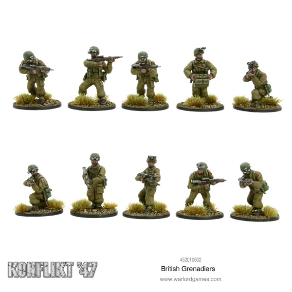 Hovedbilde Konflikt '47 British Grenadiers (Warlord)