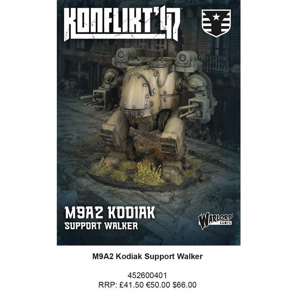 Hovedbilde Konflikt '47 M9A2 Kodiak Support Walker (Warlord)